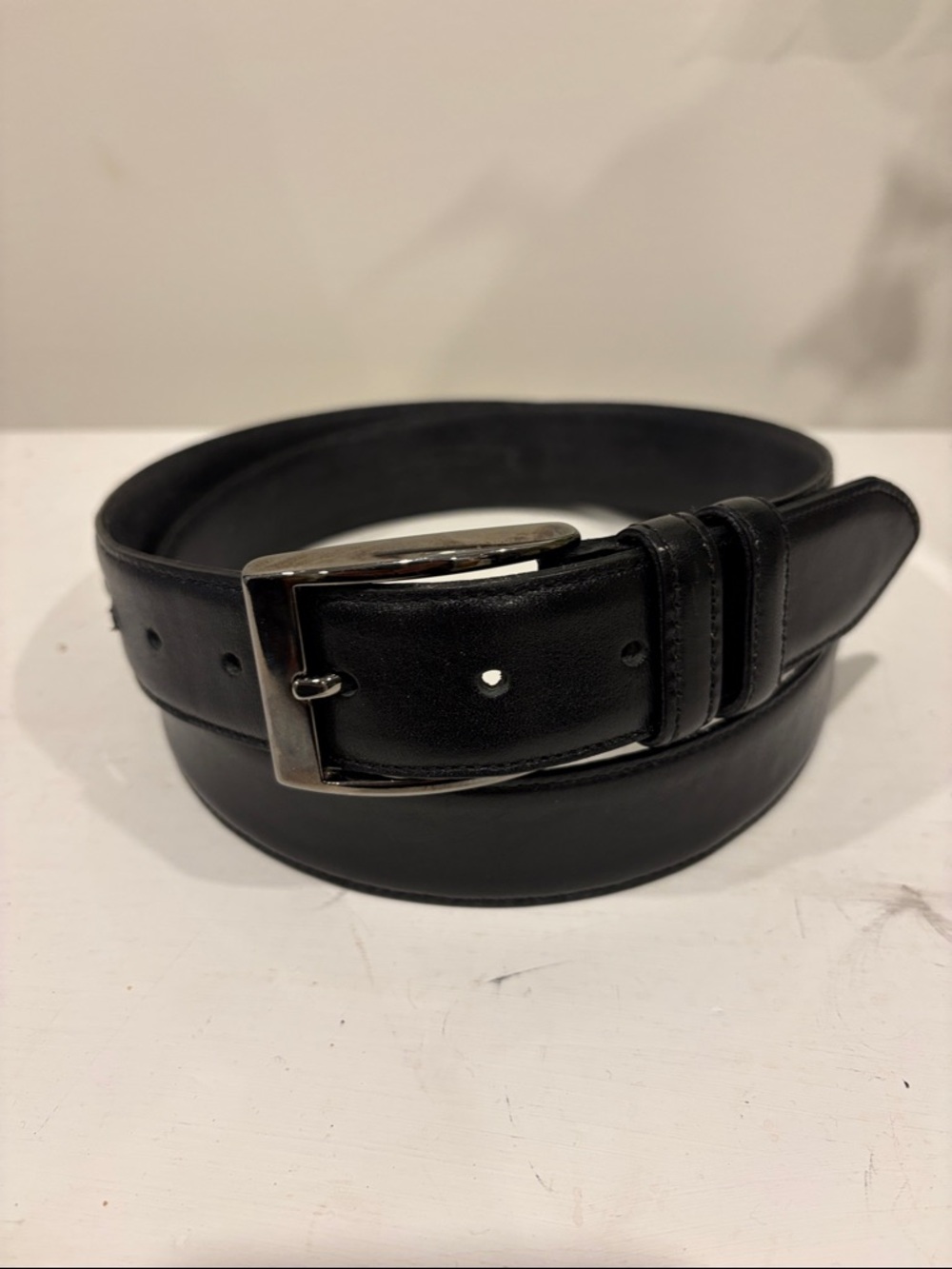 Bench Craft Leather Belt - 3558 1 Black Sz 42 Canadian Made Basic Belt